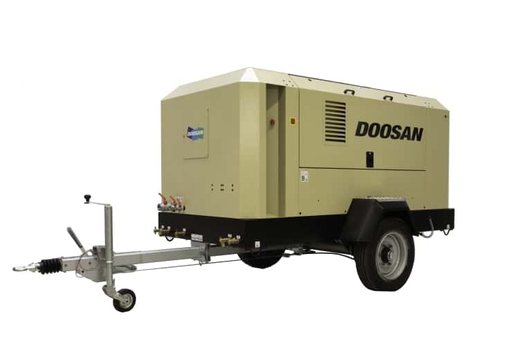 leiserag doosan portable power mobile druckluftkompressoren